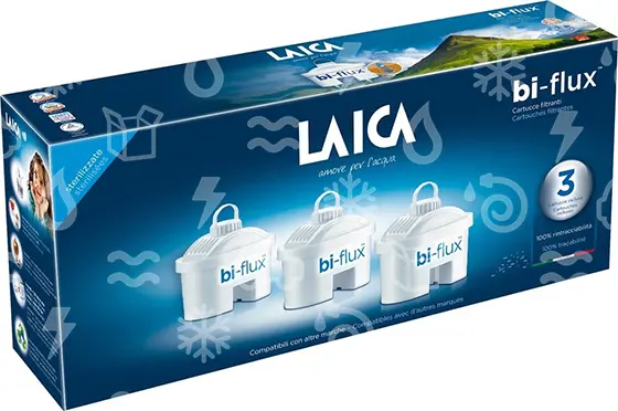 filtr vody Bi-Flux, pro karafy LAICA, 3ks